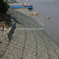 Cestello in gabbione zincato da 3,5 mm per progetto River Bank